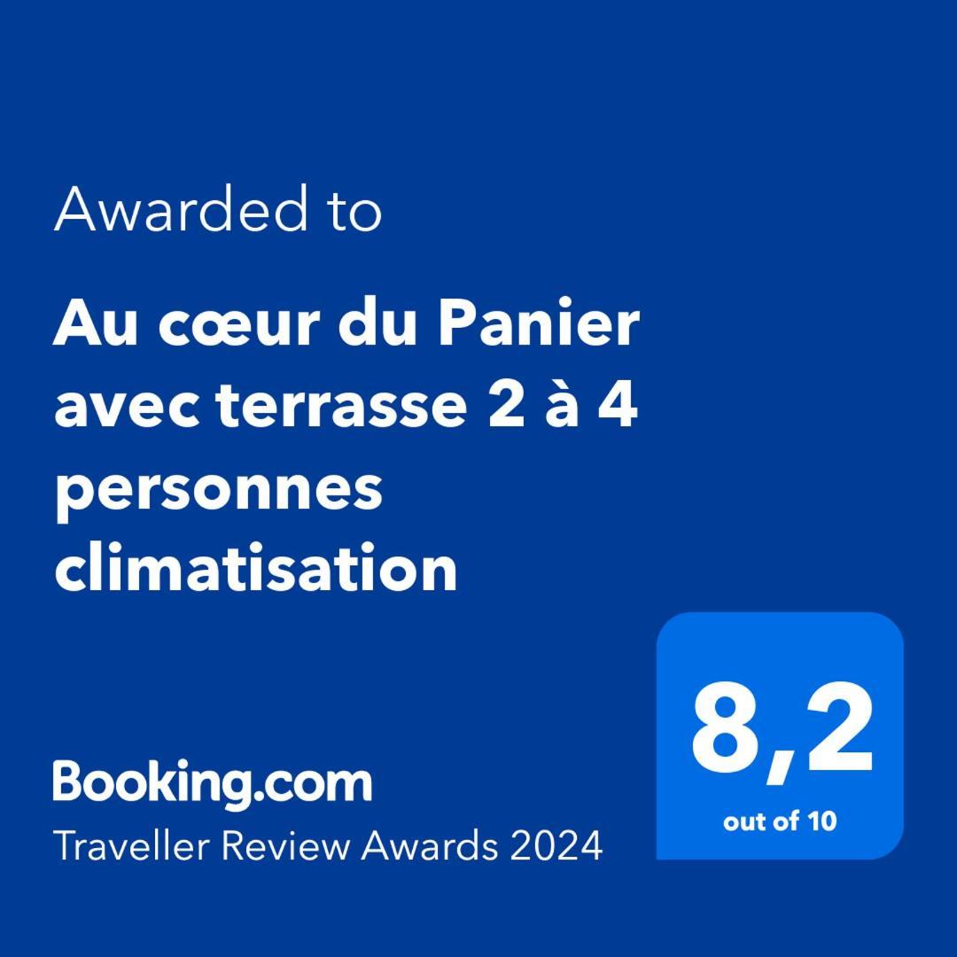 Au Coeur Du Panier Avec Terrasse 2 A 4 Personnes Climatisation Apartment Marseille Bagian luar foto